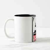 2 Couleurs Tasse satisfaite associée de 2-Ton (Gauche)