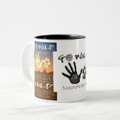 2 Couleurs Tasse SAUVAGE de mystère (Devant gauche)
