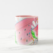 2 Couleurs Tasse sauvage de pastèque (Centre)