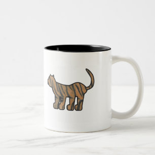 2 Couleurs Tasse sauvage de tigre de chose
