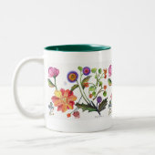 2 Couleurs Tasse sensible de fleur (Gauche)
