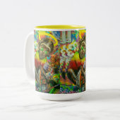 2 Couleurs tasse singe (Devant gauche)