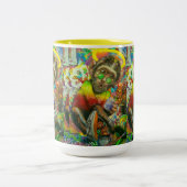 2 Couleurs tasse singe (Centre)