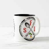 2 Couleurs Tasse SoFloDining (Devant droit)