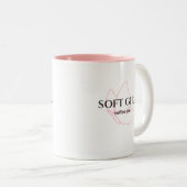 2 Couleurs Tasse Soft Girl (Devant droit)