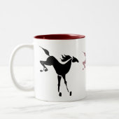 2 Couleurs tasse s'opposante de cheval (Gauche)