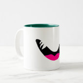 2 Couleurs Tasse Sourire Monstre (Devant gauche)