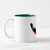 2 Couleurs Tasse Sourire Monstre (Gauche)