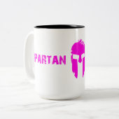 2 Couleurs Tasse spartiate de soeurs (Devant gauche)