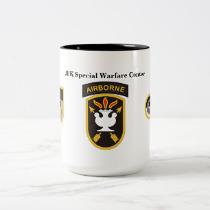 2 Couleurs Tasse spéciale de centre de guerre de JFK