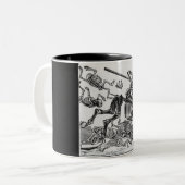 2 Couleurs tasse squelettique d'attaque (Devant gauche)