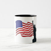 2 Couleurs tasse statue de la liberté (Centre)