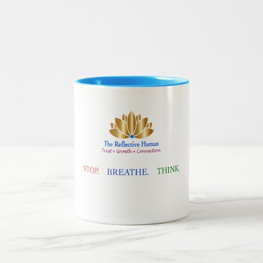 2 Couleurs Tasse Stop Breathe Think (Centre)