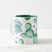 2 Couleurs Tasse succulente (Devant gauche)