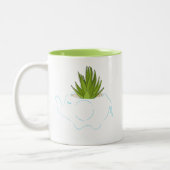 2 Couleurs Tasse succulente 1 d'éléphant (Gauche)