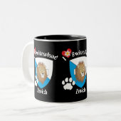 2 Couleurs Tasse suisse de svizzera (Devant gauche)