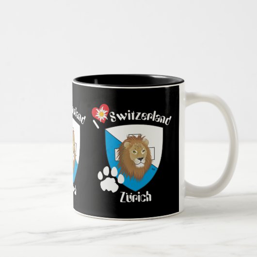 2 Couleurs Tasse suisse de svizzera (Droit)