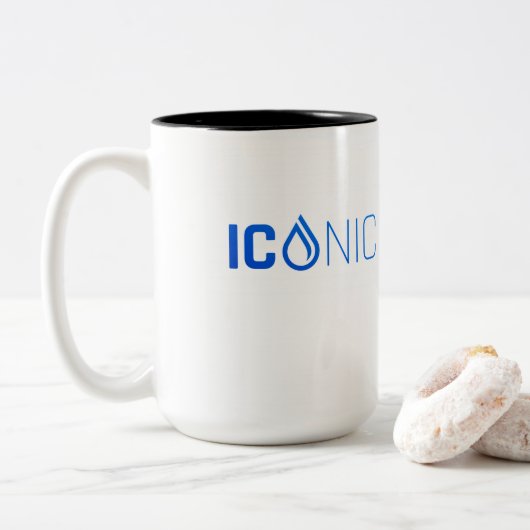 2 Couleurs Tasse superbe de 15 onces (Avec donut)