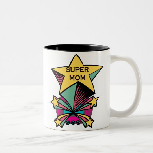 2 Couleurs Tasse superbe de maman (Droit)