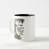 2 Couleurs Tasse supérieure de cow-girl de main (Devant gauche)