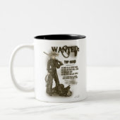 2 Couleurs Tasse supérieure de cow-girl de main (Gauche)