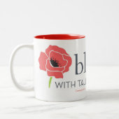 2 Couleurs Tasse surdimensionnée de fleur (Gauche)