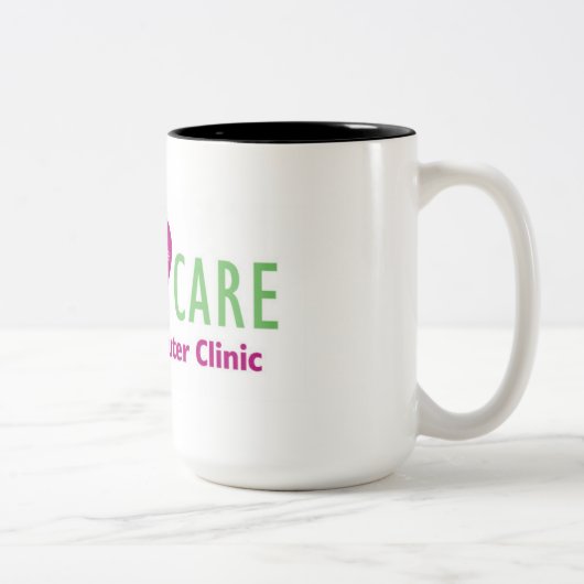 2 Couleurs Tasse SÛRE de soin (Droit)