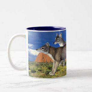 2 Couleurs Tasse tasmanienne de tigre