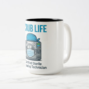 2 Couleurs Tasse Tech de Traitement Stérile Scrub Life