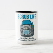 2 Couleurs Tasse Tech de Traitement Stérile Scrub Life (Centre)