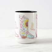 2 Couleurs Tasse tes talons tasse de café (Centre)