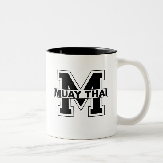 2 Couleurs Tasse thaïlandaise de Muay (Droit)