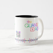 2 Couleurs Tasse @TheQuantumAge Café (Devant droit)
