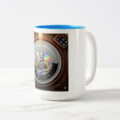 2 Couleurs Tasse Toast (Devant droit)