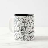 2 Couleurs Tasse Toutes Les Chattes (Devant gauche)