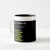 2 Couleurs Tasse toxique de banquiers (Devant gauche)