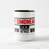 2 Couleurs Tasse Transport (Centre)