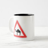 2 Couleurs Tasse Traversée de Chameau (Devant gauche)