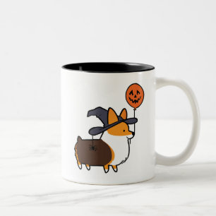 2 Couleurs Tasse tricolore rouge   CorgiThings de Halloween