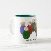 2 Couleurs Tasse Triste (Devant gauche)