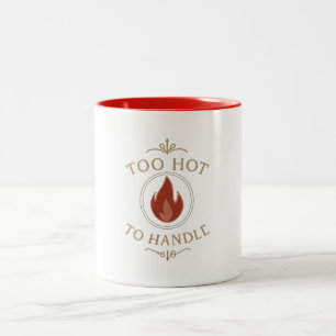 2 Couleurs Tasse - Trop chaud pour être manipulé