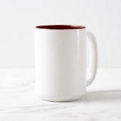 2 Couleurs Tasse « Trop pour toi » (Devant droit)