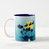 2 Couleurs Tasse tropicale de Noël (Gauche)