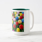 2 Couleurs Tasse Tulipes Pristines (Devant droit)