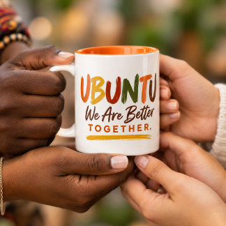 2 Couleurs Tasse Ubuntu Nous sommes meilleurs ensemble