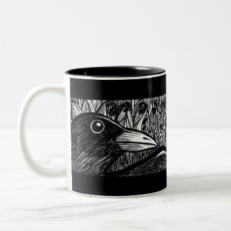 2 Couleurs Tasse ultra heureuse superbe de corneille de méga