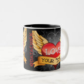 2 Couleurs Tasse une de LoveYourData (Devant droit)