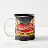 2 Couleurs Tasse une de LoveYourData (Gauche)