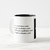 2 Couleurs Tasse v2 de Northstor (Devant gauche)