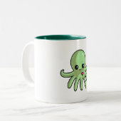 2 Couleurs Tasse v.2 de poulpe de Lil (Devant gauche)